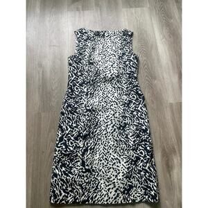 Talbots Leopard Print Dress, Petite size 8P, sleeveless